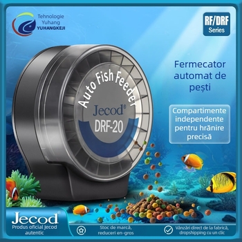 Hrănitor automat pentru acvariu, din plastic, 20 de bucăți în cutie, potrivit pentru acvarii