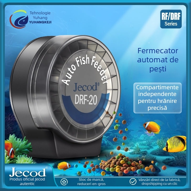 Hrănitor automat pentru acvariu, din plastic, 20 de bucăți în cutie, potrivit pentru acvarii