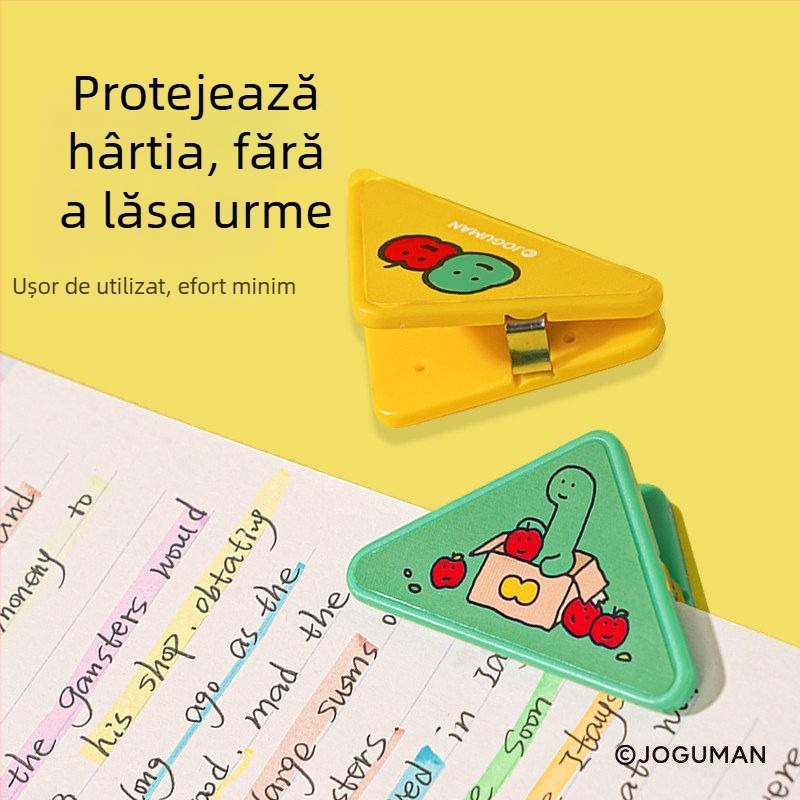 Mapă cu clips triunghiular – Deli NS109-Q, PP, pentru hârtie universală