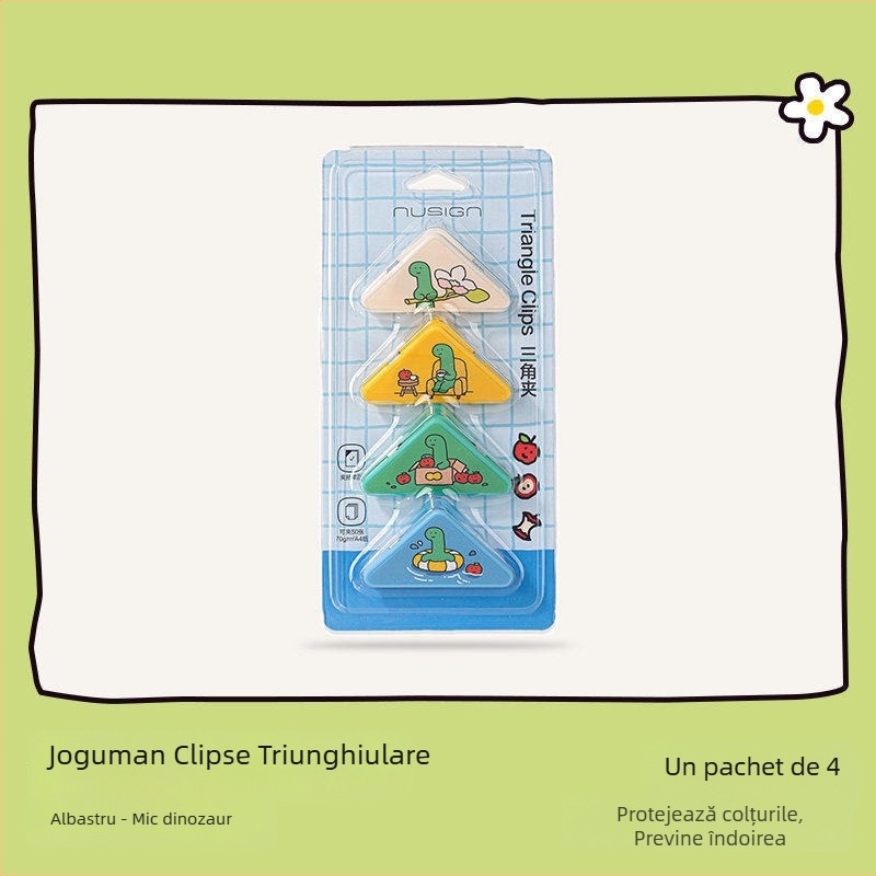 Mapă cu clips triunghiular – Deli NS109-Q, PP, pentru hârtie universală