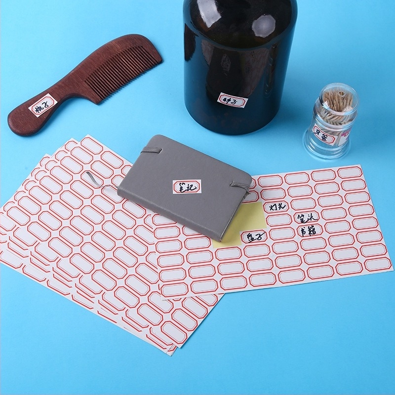 Etichete autocolante pentru preț și nume, dreptunghiulare, cod produs 913, material: hârtie specială autoadezivă, adeziv topit la cald, cu hârtie de susținere.