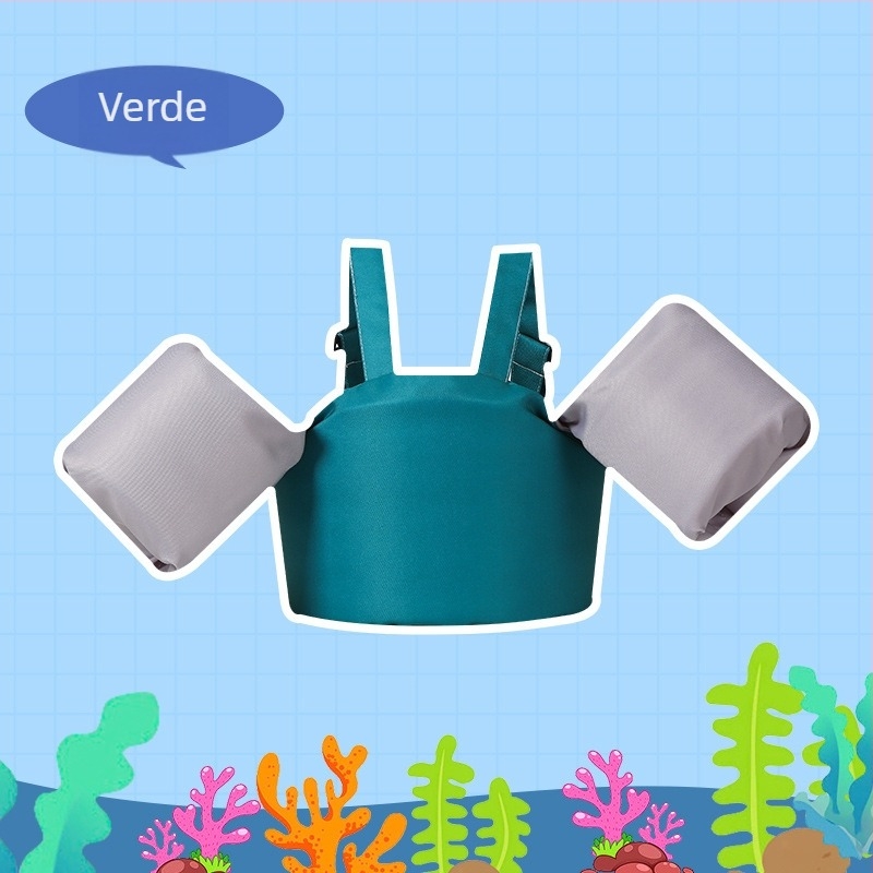 Set de plutire pentru copii cu inele pentru mâini și vestă plutitoare – imprimeu, material twill de înaltă precizie și bumbac plutant