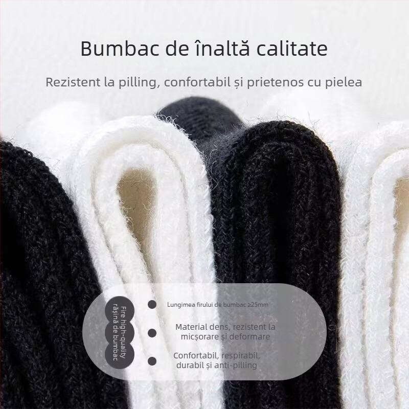 Șosete sportive pentru copii, vară, subțiri, cu tub înalt, tricot cu plasă, 80% bumbac, potrivite pentru 3–8 ani.