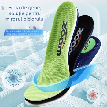 Tălpi sportive cu susținere a arcului, material PU amortizant, cadru TPU, talpă întreagă, model 5200