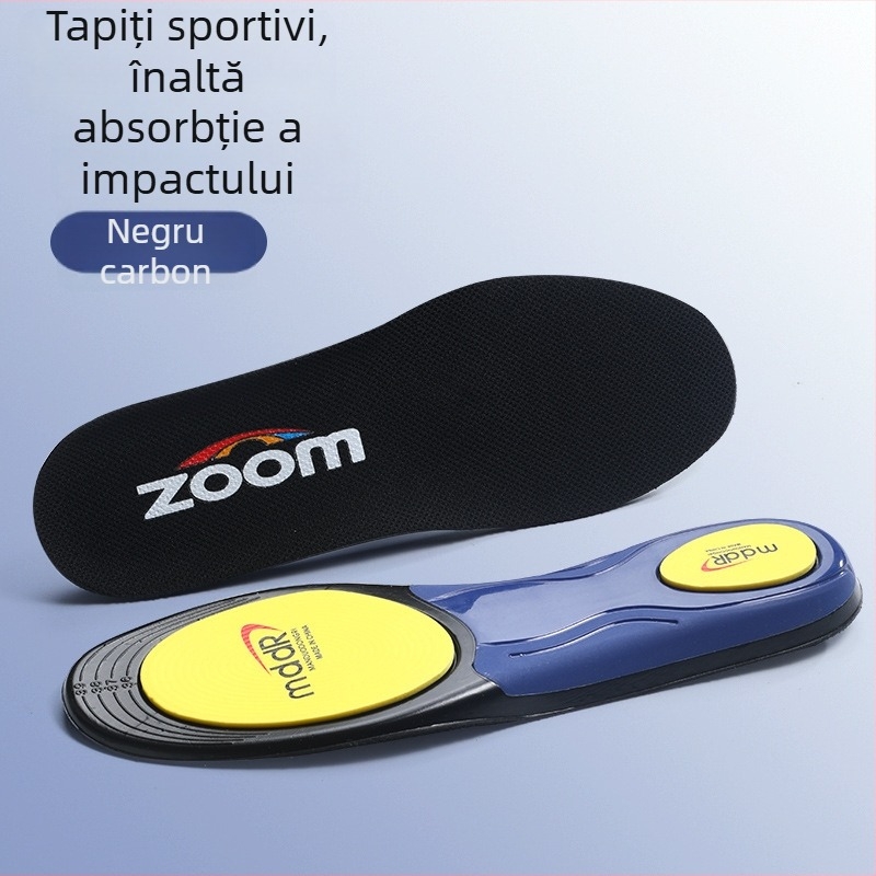 Tălpi sportive cu susținere a arcului, material PU amortizant, cadru TPU, talpă întreagă, model 5200