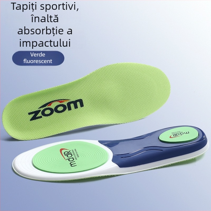 Tălpi sportive cu susținere a arcului, material PU amortizant, cadru TPU, talpă întreagă, model 5200