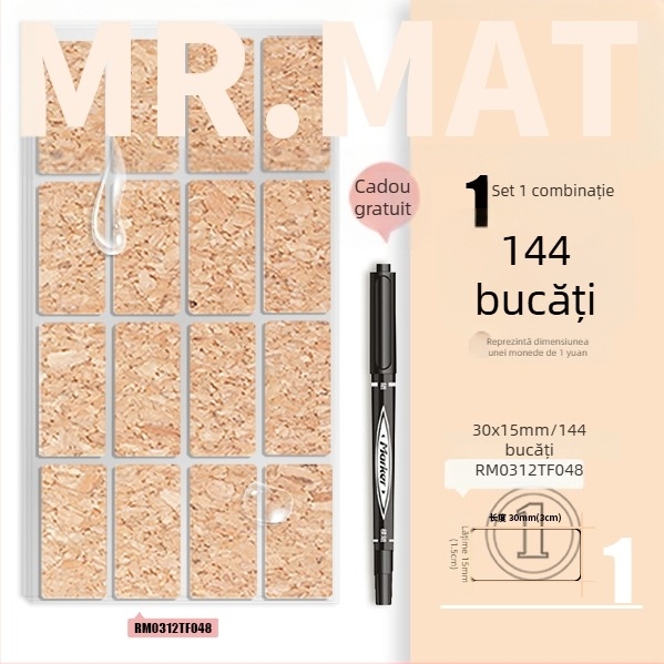 Etichetă din plută – autocolant, imprimată, stil coreean, impermeabilă pentru etichete de ulei esențial și etichetarea paharelor