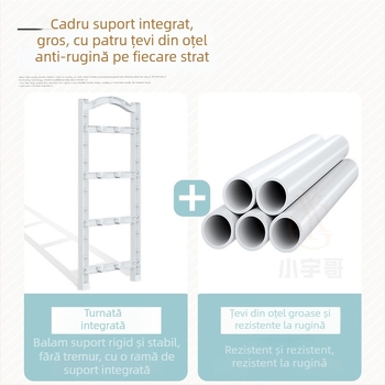 Raft de pantofi din plastic Jane Laiju, 3/4/5 etaje, depozitare interioară modernă și multifuncțională