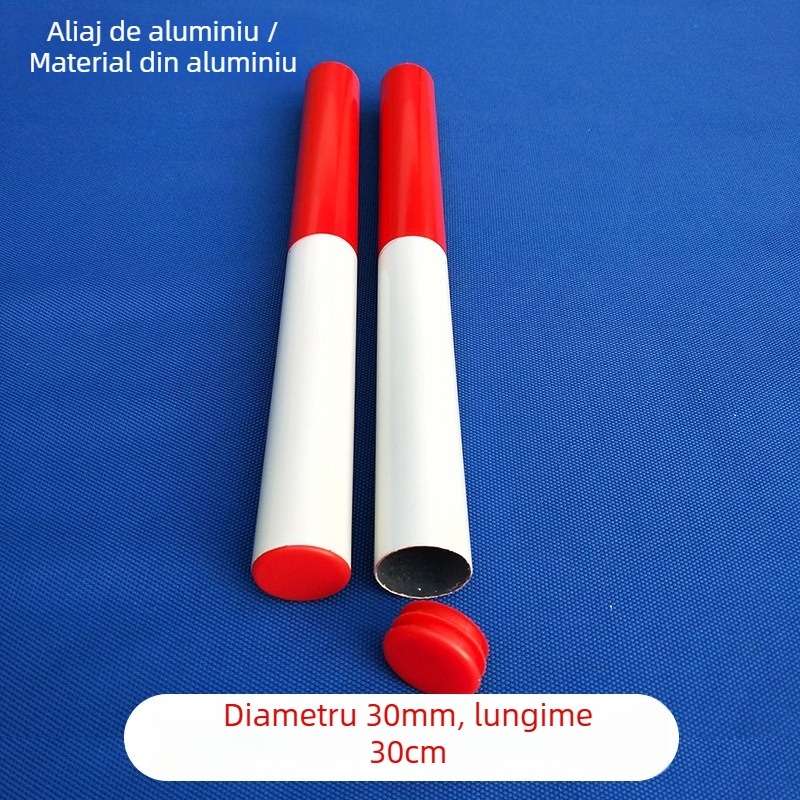 Baton ștafetă Fengyi pentru atletism | Material: aliaj de aluminiu, lemn și PVC | Potrivit pentru ștafete, prelucrare și personalizare disponibile