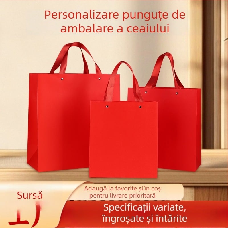 Geantă cadou festivă, cu nituri întărite și design gravat; carton; posibilitatea imprimării logo-ului; personalizabil; modelul 007