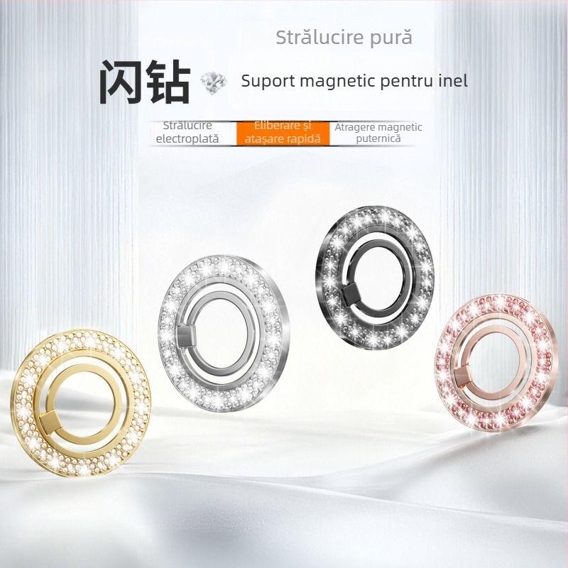 Suport magnetic pentru telefoane, Yingle, model Yl-zs03, din aliaj, universal pentru telefoane și tablete, personalizare disponibilă