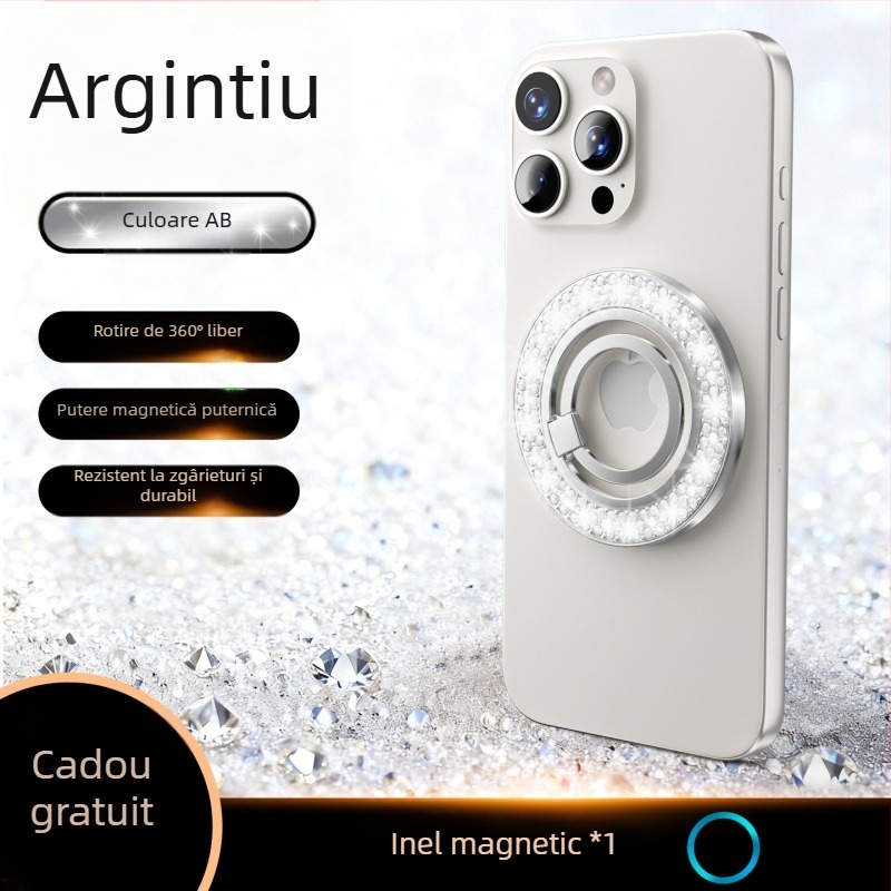 Suport magnetic pentru telefoane, Yingle, model Yl-zs03, din aliaj, universal pentru telefoane și tablete, personalizare disponibilă