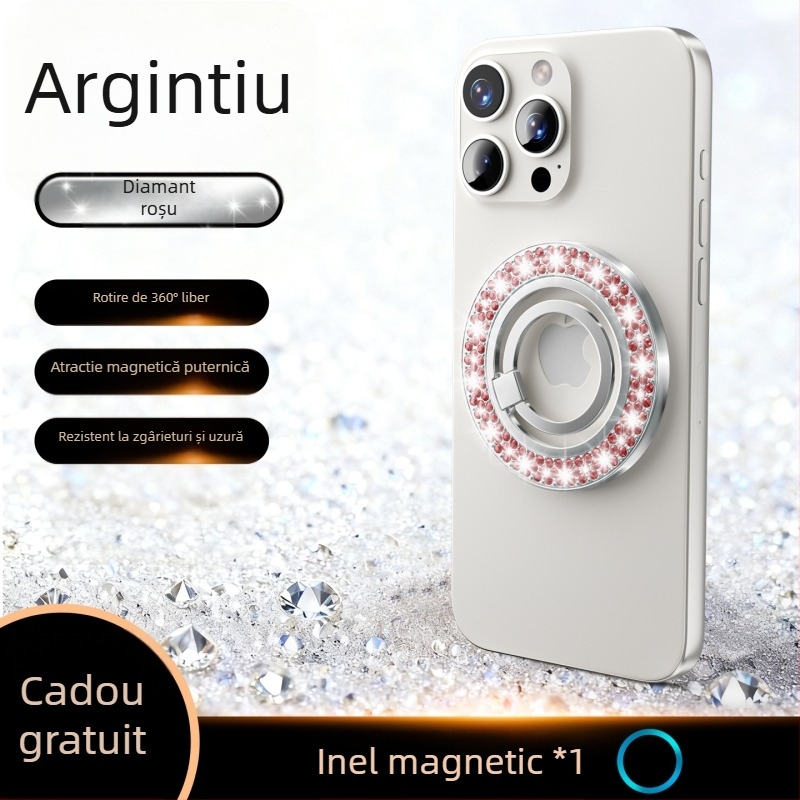 Suport magnetic pentru telefoane, Yingle, model Yl-zs03, din aliaj, universal pentru telefoane și tablete, personalizare disponibilă
