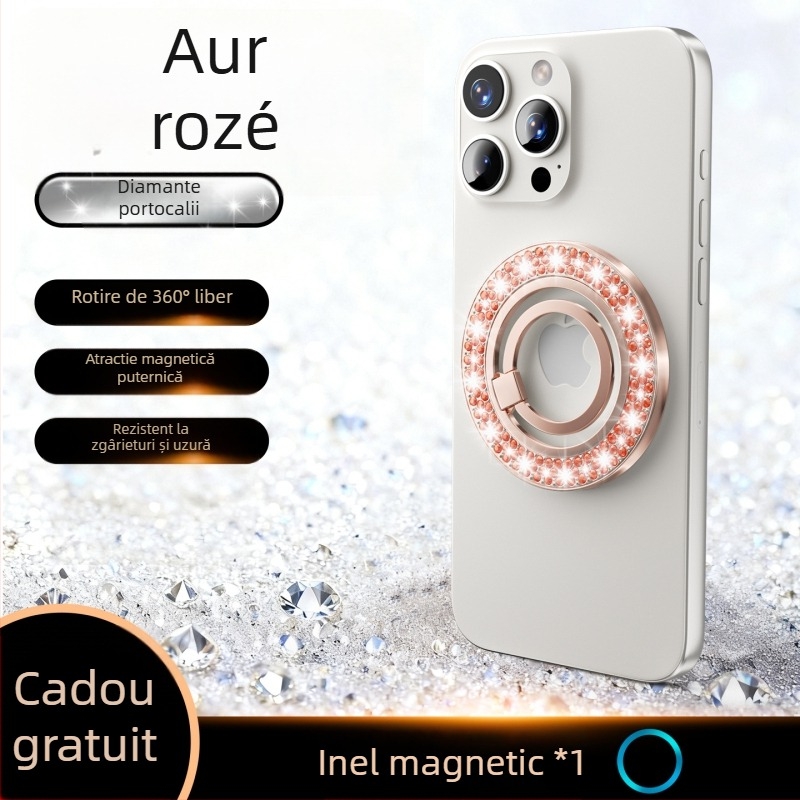 Suport magnetic pentru telefoane, Yingle, model Yl-zs03, din aliaj, universal pentru telefoane și tablete, personalizare disponibilă