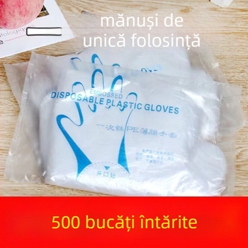 Mănuși de unică folosință pentru alimentație — transparente, îngroșate, anti-derapare, imprimare logo disponibil (îngroșate, transparente, anti-derapare, imprimare logo disponibil)