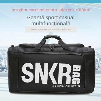 Geantă multifuncțională pentru depozitare pantofi sport pentru călătorii – Material Oxford, impermeabilă, rezistentă la uzură, pentru jocuri cu mingi, stil de călătorie relaxat