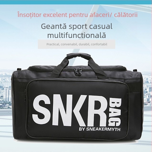 Geantă multifuncțională pentru depozitare pantofi sport pentru călătorii – Material Oxford, impermeabilă, rezistentă la uzură, pentru jocuri cu mingi, stil de călătorie relaxat