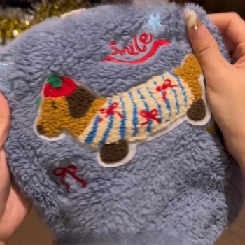 Vesta pentru animale de companie, material coral fleece, stil desen animat, potrivire universală