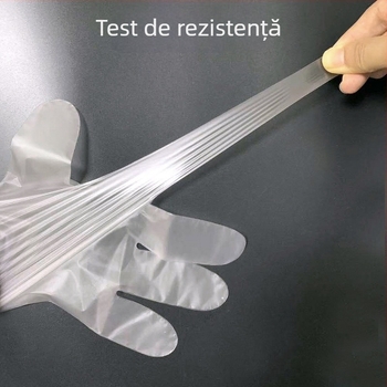 Mănuși de unică folosință din TPE, groase, impermeabile și rezistente la praf, transparente, pentru bucătărie, servicii alimentare, cofetărie și curățenie casnică