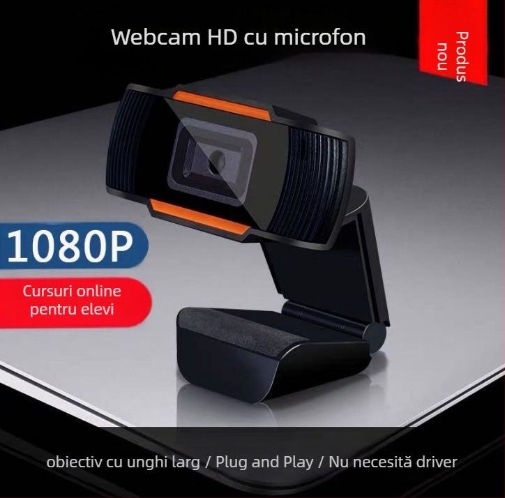 Cameră USB pentru desktop, senzor 0,8 MP, rezoluție maximă 1600x1200, 30 FPS, USB plug-and-play