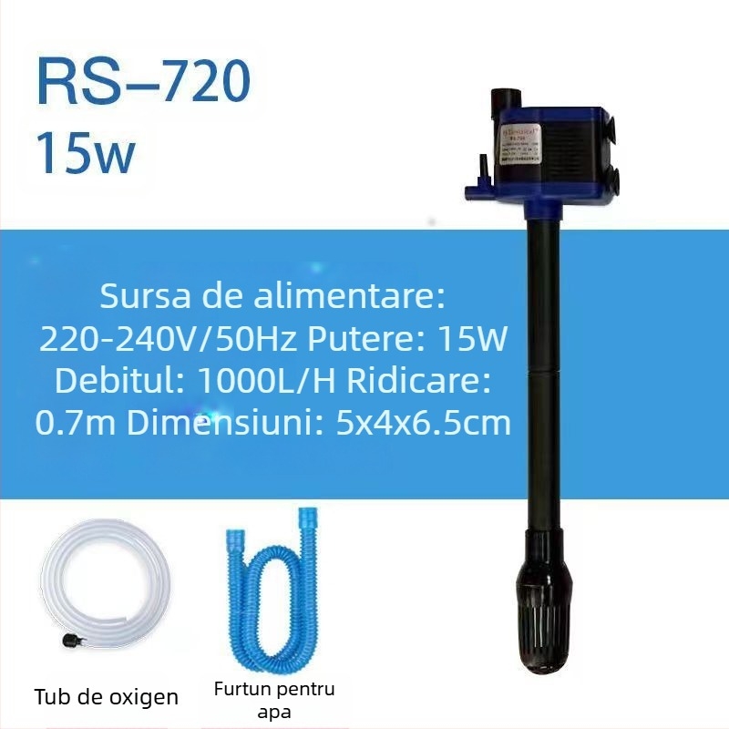 Shengrui pompă submersibilă pentru apă de acvariu — verticală, design cu mai multe niveluri, pomparea apei pentru oxigenare