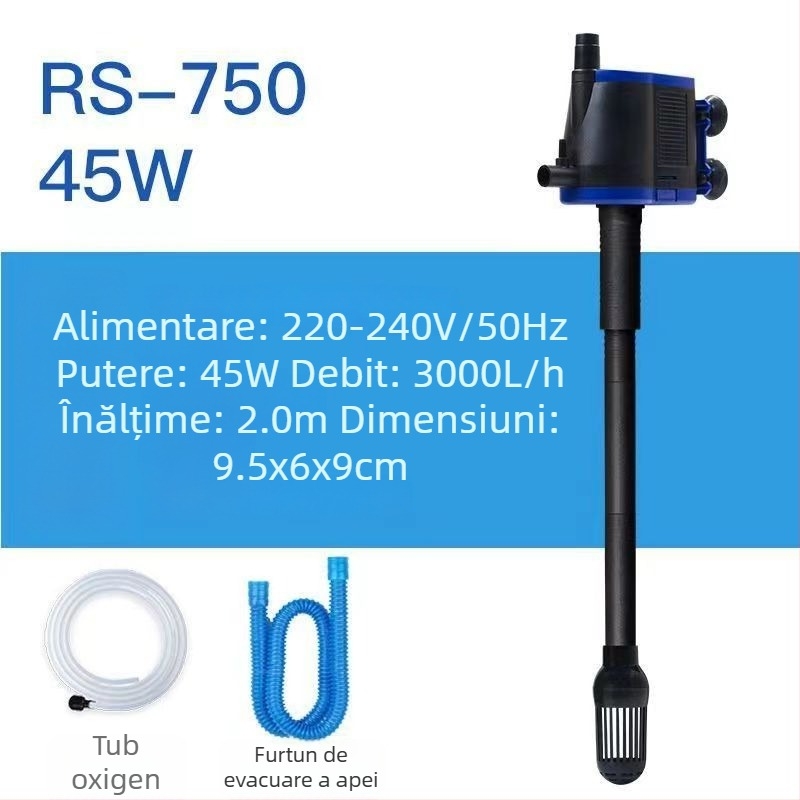 Shengrui pompă submersibilă pentru apă de acvariu — verticală, design cu mai multe niveluri, pomparea apei pentru oxigenare