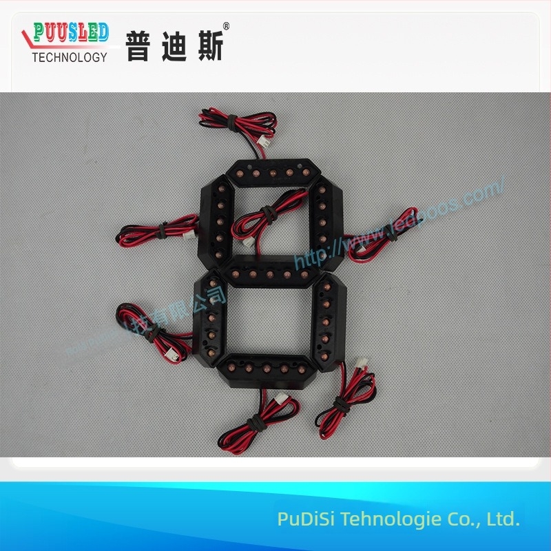 Segment LED digital impermeabil pentru stilou – Montaj încastrat, Afișaj static monocrom, Personalizare disponibilă, Alimentare 110–220V AC / 12V DC