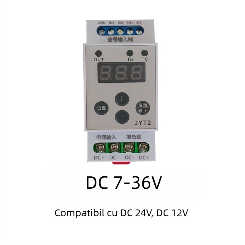Modul temporizator de tip șină, multifuncțional, cu numărător de declanșări