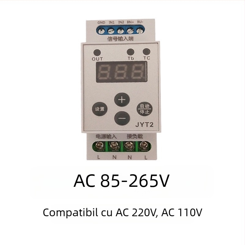 Modul temporizator de tip șină, multifuncțional, cu numărător de declanșări