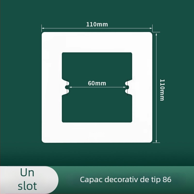 Meigelin Accesorii Prize — Garnitură decorativă pentru cutia de joasă tensiune Type 86, montată pe perete, pentru acoperirea rosturilor