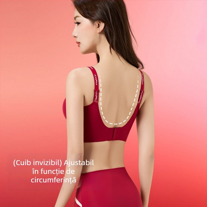 Set de sutiene fără cusături, susținere moale push-up, Cupă 3/4, Material Ice Silk, fără sârmă metalică