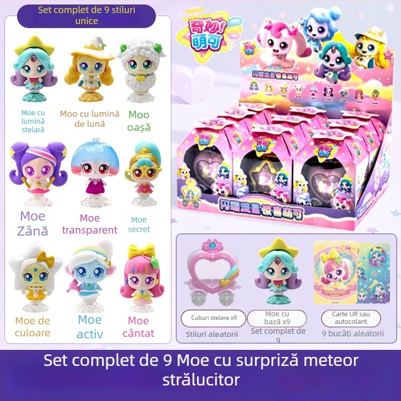 Păpușă vorbitoare interactivă cu iluminare și sunet pentru copii 7–14 ani • Material: Plastic/Cauciuc • Dezvoltare: emoții, percepție vizuală, coordonare mână-ochi