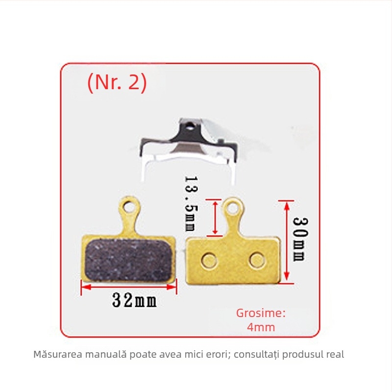 Plăcuțe de frână pentru bicicletă de munte, frânare mecanică, modele variate