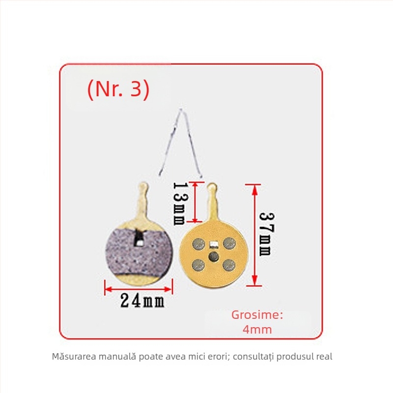 Plăcuțe de frână pentru bicicletă de munte, frânare mecanică, modele variate