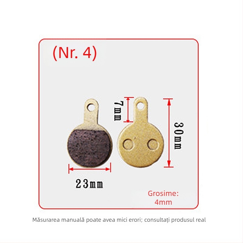 Plăcuțe de frână pentru bicicletă de munte, frânare mecanică, modele variate