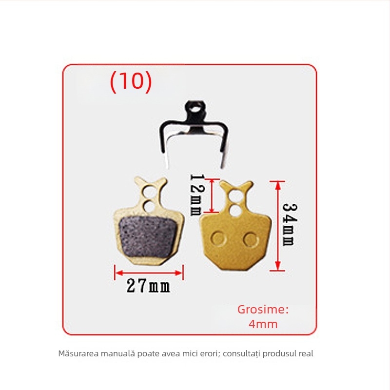 Plăcuțe de frână pentru bicicletă de munte, frânare mecanică, modele variate
