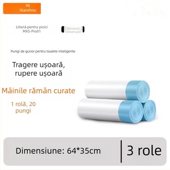 Saci ecologici universali, groși, pentru toaletă de pisici — saci de colectare și depozitare a fecalelor de pisică