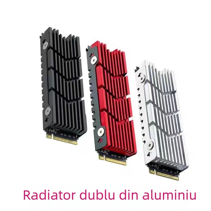 Cooler SSD M.2, aluminiu, 60 g, pentru unități M.2