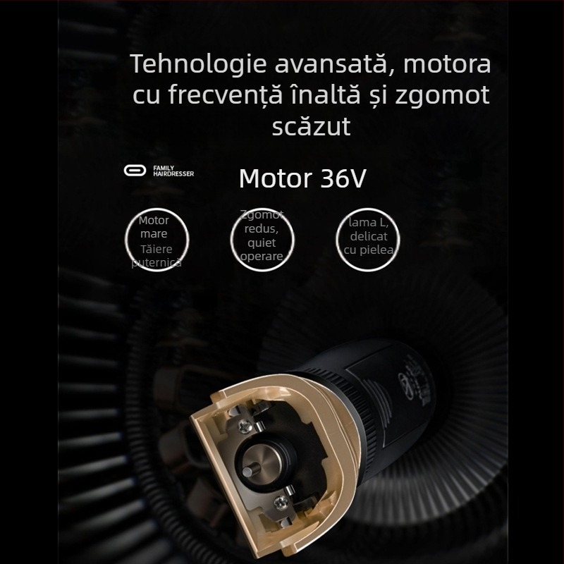 Clipper electric pentru câini – putere mare, 36V, cablat