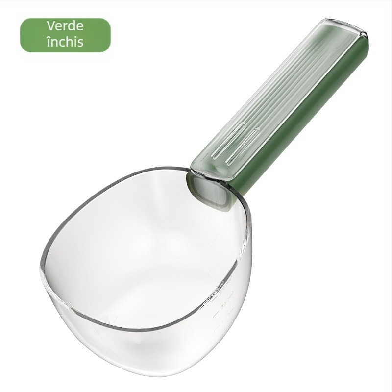 Lingură din plastic pentru hrană de animale de companie pentru pisici și câini, cu clips, măsurare - Brand Pidge, cutie cu 240 de bucăți