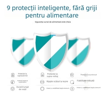 Adaptor de alimentare DC 24V 5A pentru purificator de apă, pompă de apă, bandă LED pentru acvariu și nebulizator
