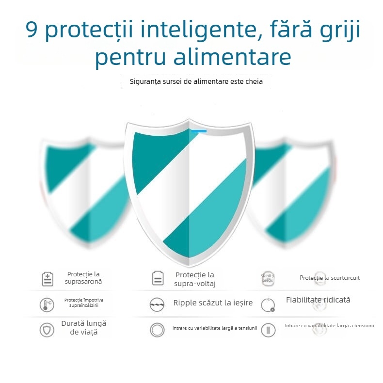 Adaptor de alimentare DC 24V 5A pentru purificator de apă, pompă de apă, bandă LED pentru acvariu și nebulizator
