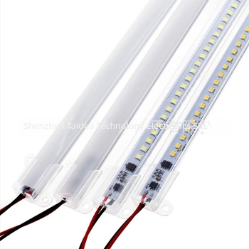 Bară LED rigidă de iluminat 220V (intrare 220V, 72–144 LED, bară LED de înaltă tensiune 2835, unghi fascicul 120°, placă din aluminiu)