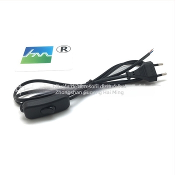 Cablu de încălzire pentru lampă pentru reptile – HM, izolație PVC, 2×0,5 mm², cablu de alimentare, rezistență 0,01 Ω