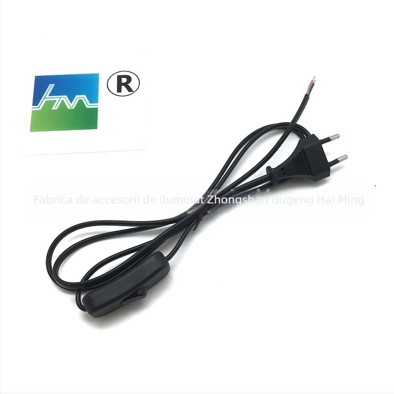 Cablu de încălzire pentru lampă pentru reptile – HM, izolație PVC, 2×0,5 mm², cablu de alimentare, rezistență 0,01 Ω