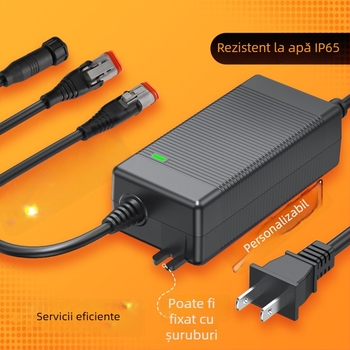 Adaptor impermeabil 12V DC pentru exterior — intrare 100-240V, ieșire 12V, încărcător DC, garanție de 2 ani