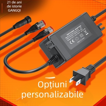 Adaptor impermeabil 12V DC pentru exterior — intrare 100-240V, ieșire 12V, încărcător DC, garanție de 2 ani