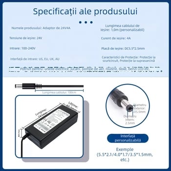 Kai shuo Adaptor de alimentare pentru mosquito swatter electric, greutate 300