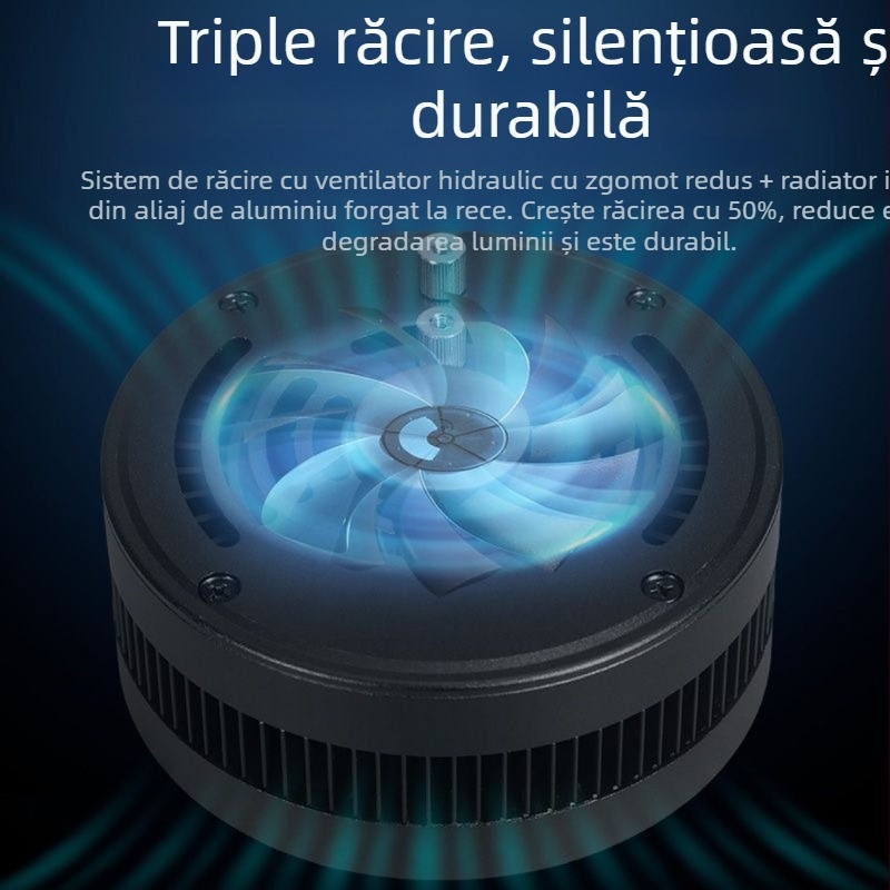 Lampa LED pentru acvariu cu spectru complet, downlight reglabil, aliaj de aluminiu, 40W/60W, Longyue Lighting, origine Guangdong, pentru fotosinteză