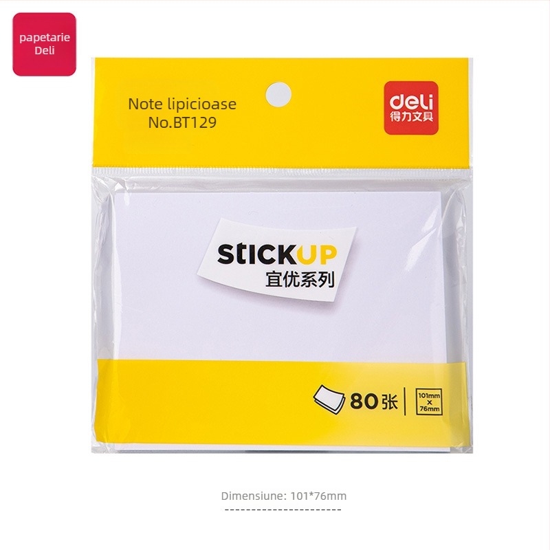 Deli notițe lipicioase, gata de lipit, 45 g, hârtie, comandă minimă 1